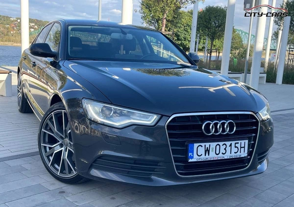 Audi A6 cena 77600 przebieg: 215000, rok produkcji 2014 z Sejny małe 529